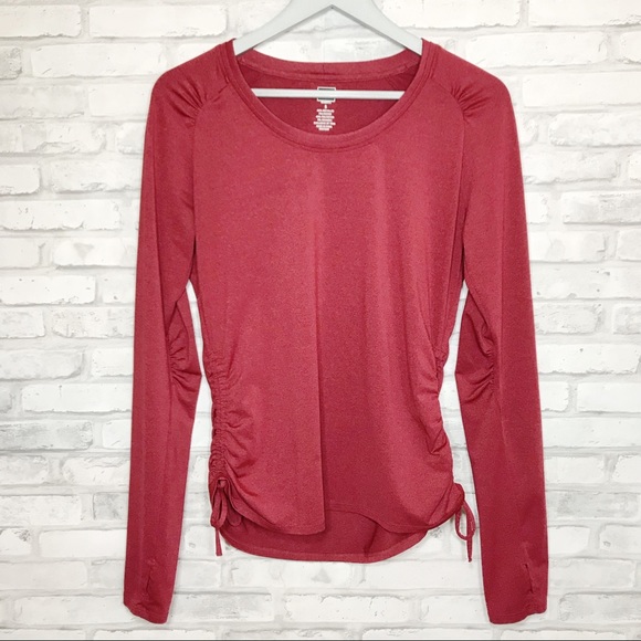REI Tops - Rei Burgundy Long Sleeve Top w/ Thumb Holes Sz Sm
